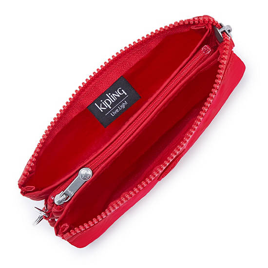 Kipling Creativity Large Pouch Táska Piros | HU 2091DF